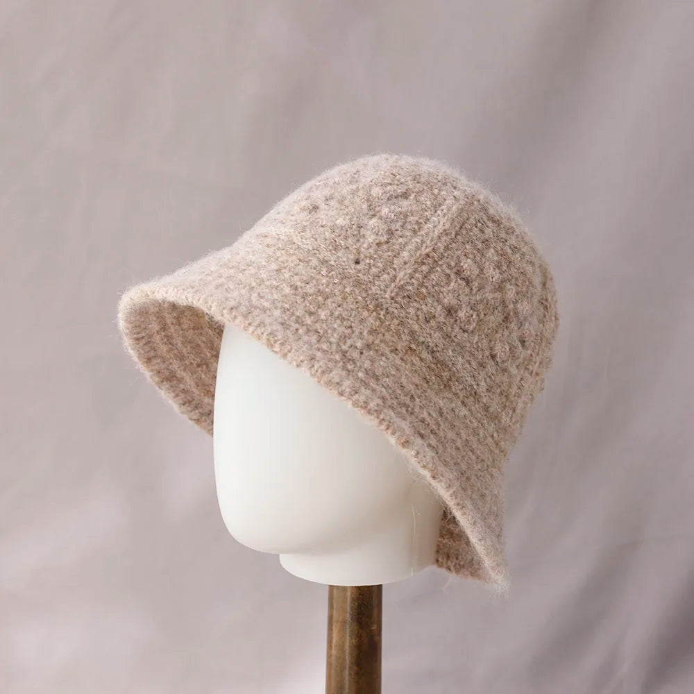 Korean Vintage Wool Bucket Hat