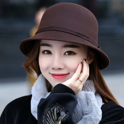 Retro British Wool Fisherman Bucket Hat