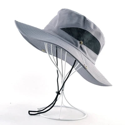 Wide Brim UV Protection Bucket Hat