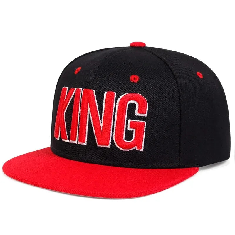 Unisex King Three-Dimensional Embroidery Hip-Hop Hats