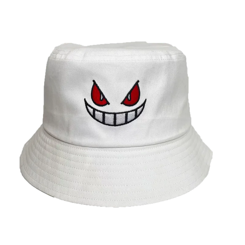 Light Board Big Eyes Embroidered Bucket Hat