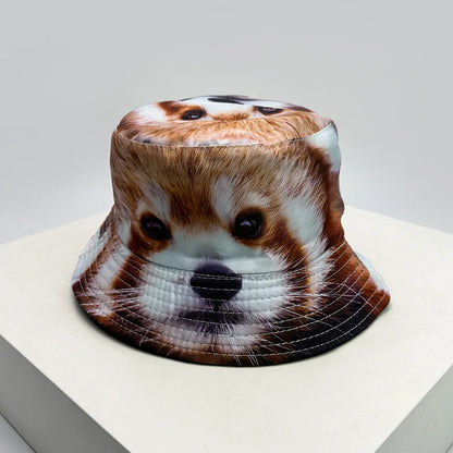 Funny Animal Print Reversible Bucket Hat