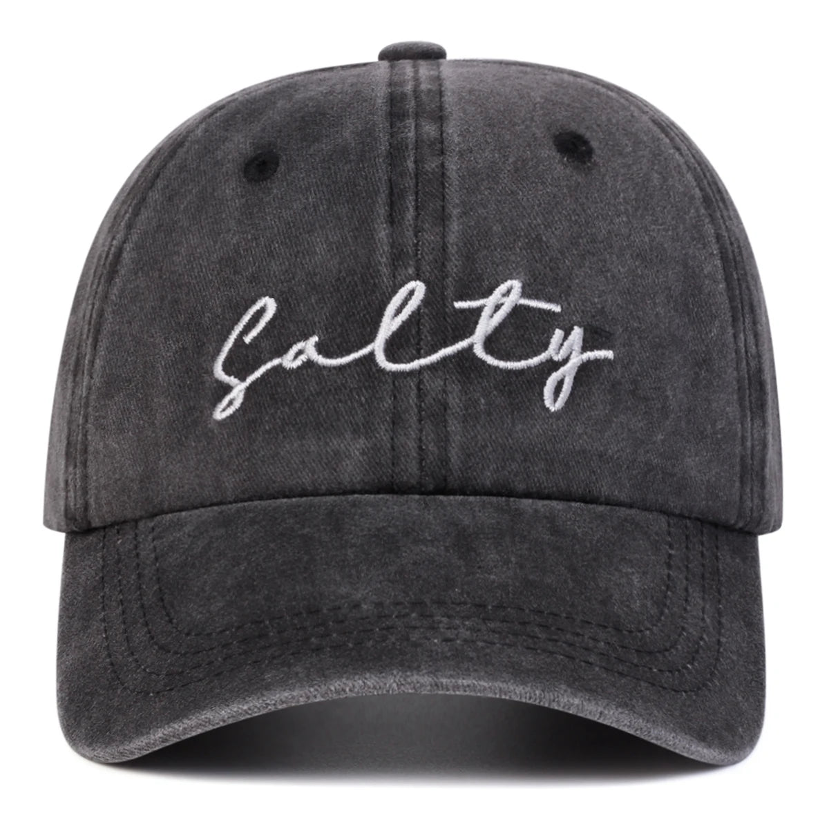 Unisex SALTY Letter Embroidery Baseball Caps