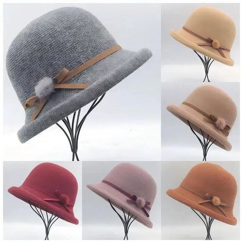 Rolled Brim Bucket Hat Unisex