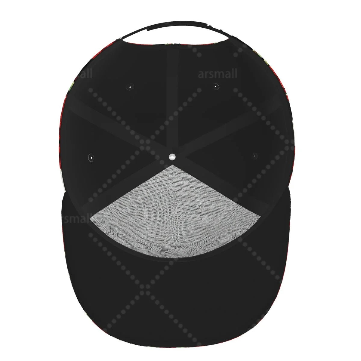 Unisex Skull Print Hip Hop Snapback Cap