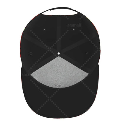 Unisex Skull Print Hip Hop Snapback Cap