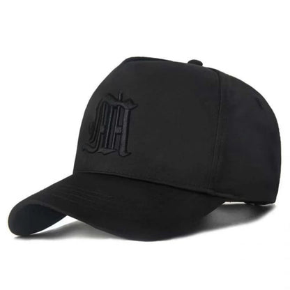 Unisex Gothic Letter M Embroidery Baseball Caps