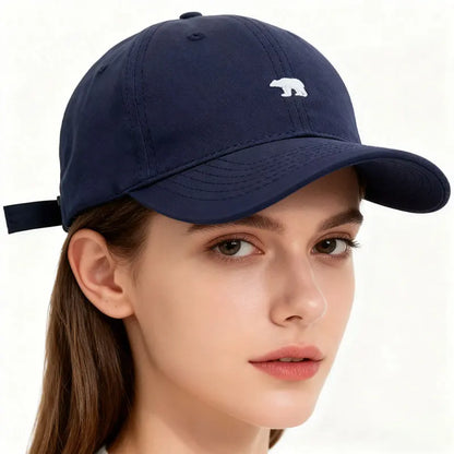 Polar Bear Embroidered Baseball Cap