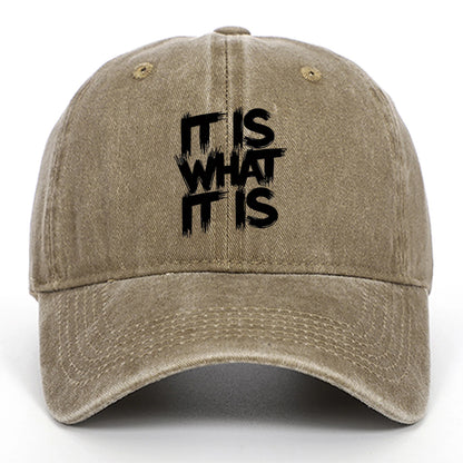Black Letter Print Casual Street Baseball Cap