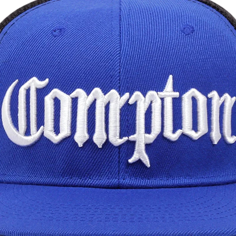 Unisex Compton Mesh Breathable Hip Hop Snapback Cap
