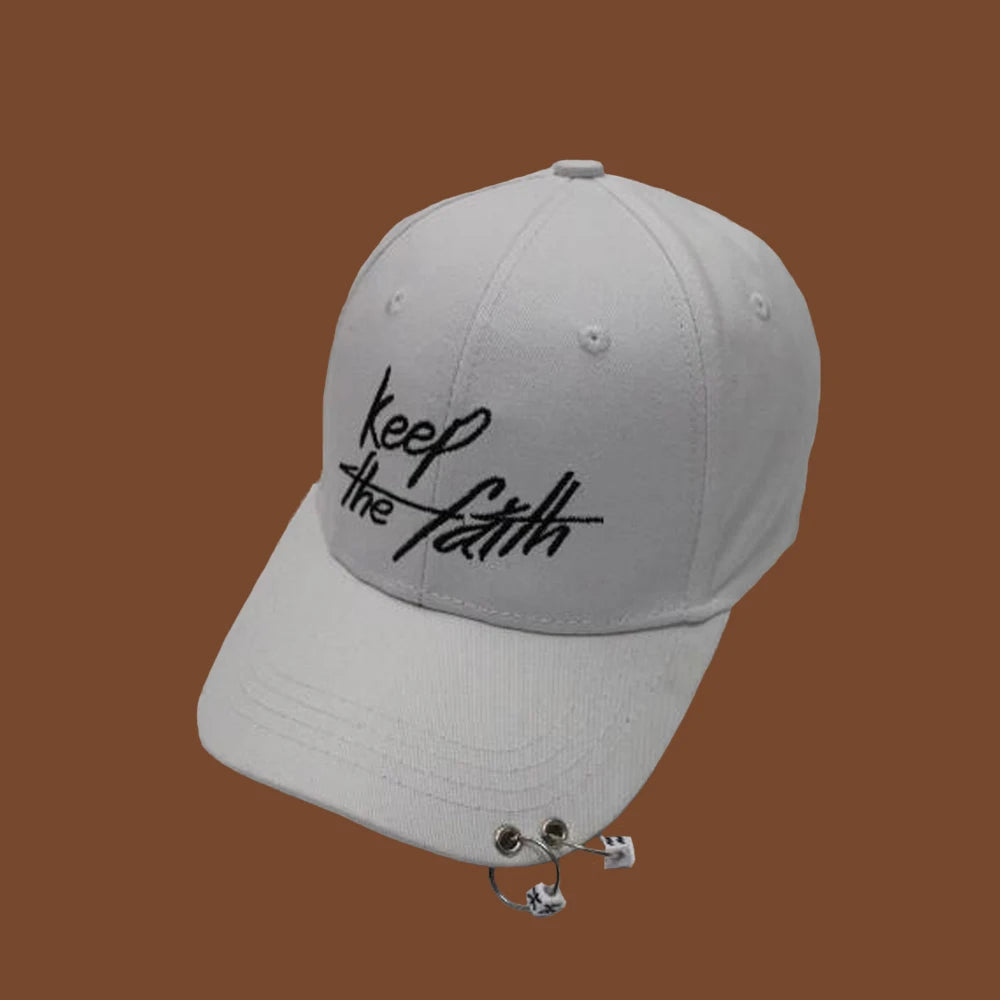 Solid Color Ring Hip Hop Baseball Cap