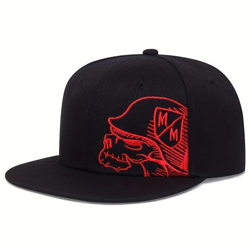 Unisex Skeleton Embroidery Baseball Cap