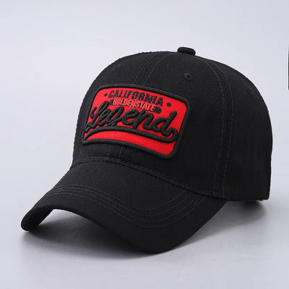 LEGEND 3D Letter Embroidered Cotton Baseball Cap