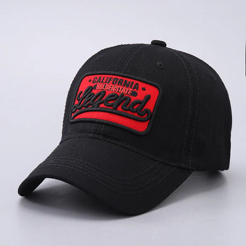 LEGEND 3D Letter Embroidered Cotton Baseball Cap