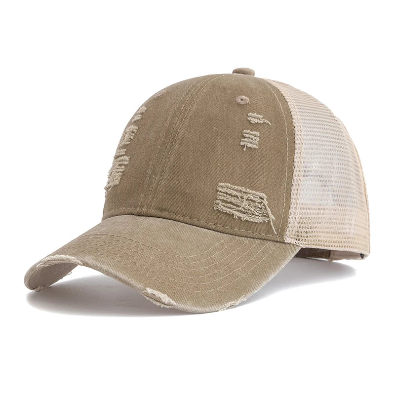 Unisex Washed Cotton Trucker Cap
