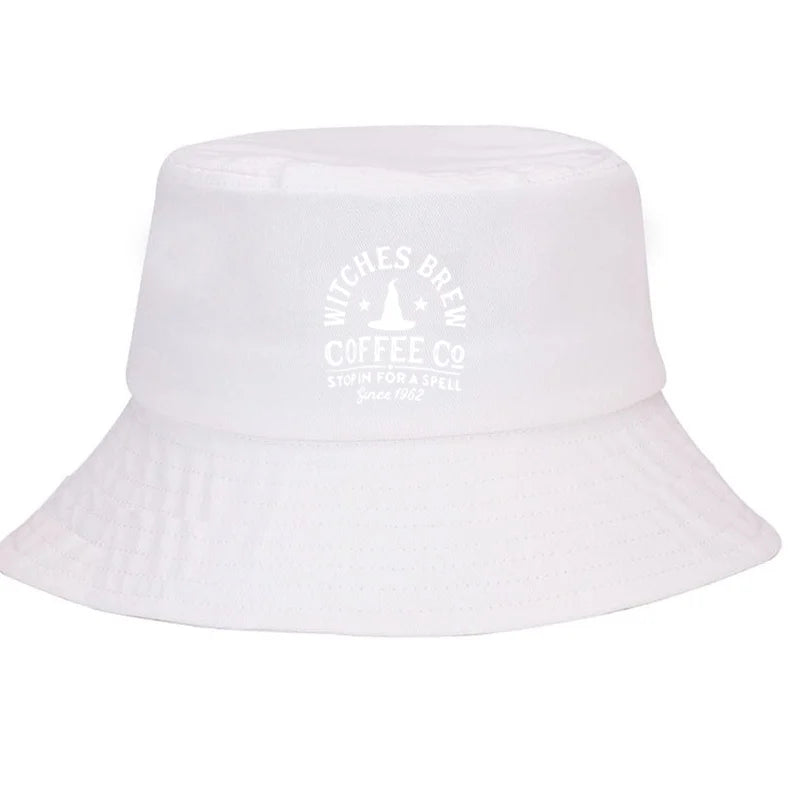 Customize Witches Brew Cotton Halloween Festival Streetwear Bucket Hat