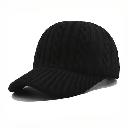 Trendy Knitted Autumn Winter Baseball Cap