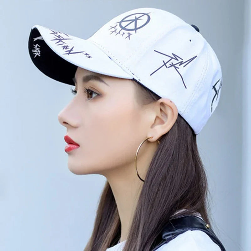 Graffiti Print Street Style Baseball Cap