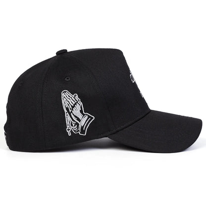Unisex Dios Por Delante Cross Embroidery Baseball Cap