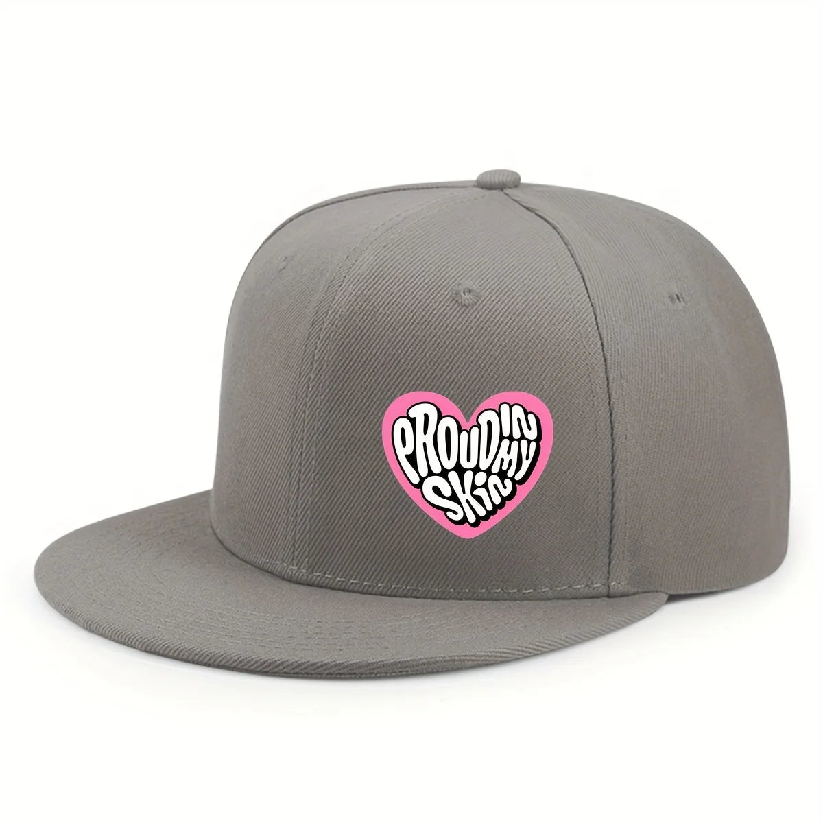 Proud In My Skin Heart Snapback Cap