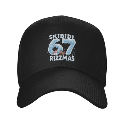 Skibidi Rizzmas Funny Meme Street Style Baseball Cap