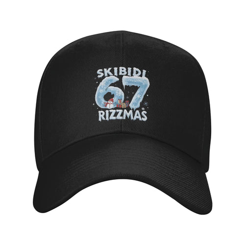 Skibidi Rizzmas Funny Meme Street Style Baseball Cap