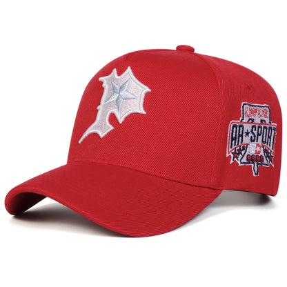 Unisex P Letter Embroidery Casual Outdoor Baseball Cap
