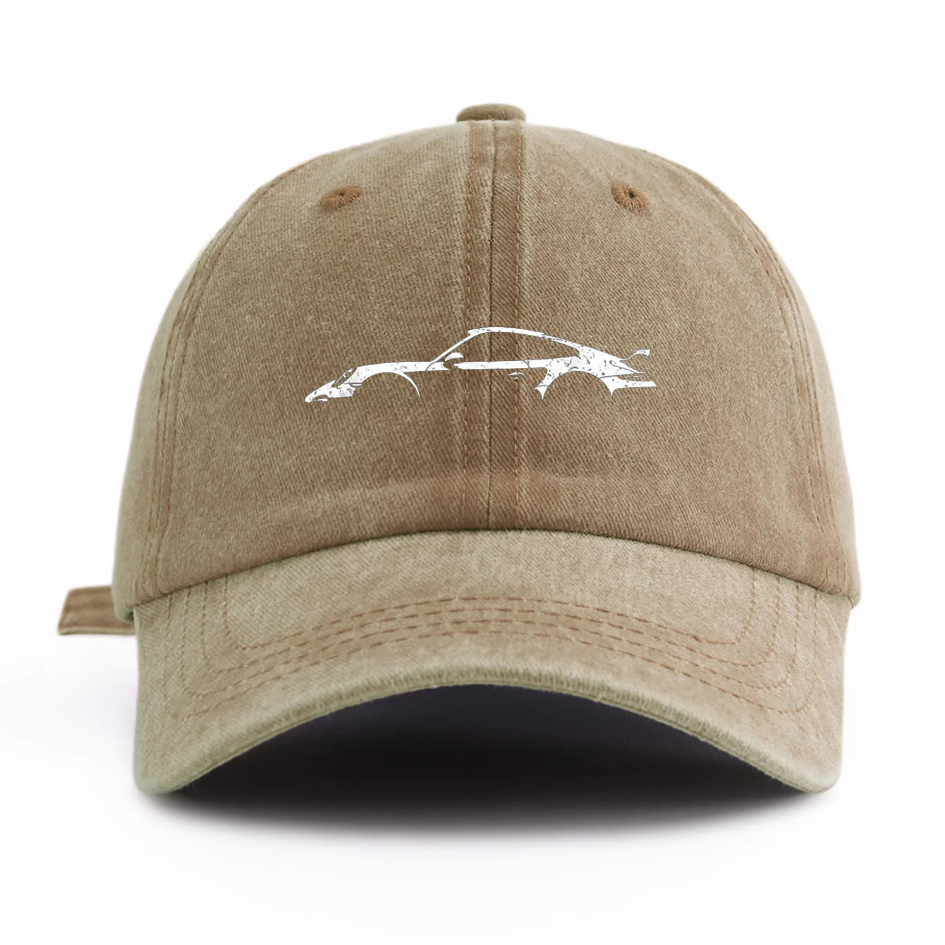 Vintage 911 Print Minimalist Dad Baseball Cap