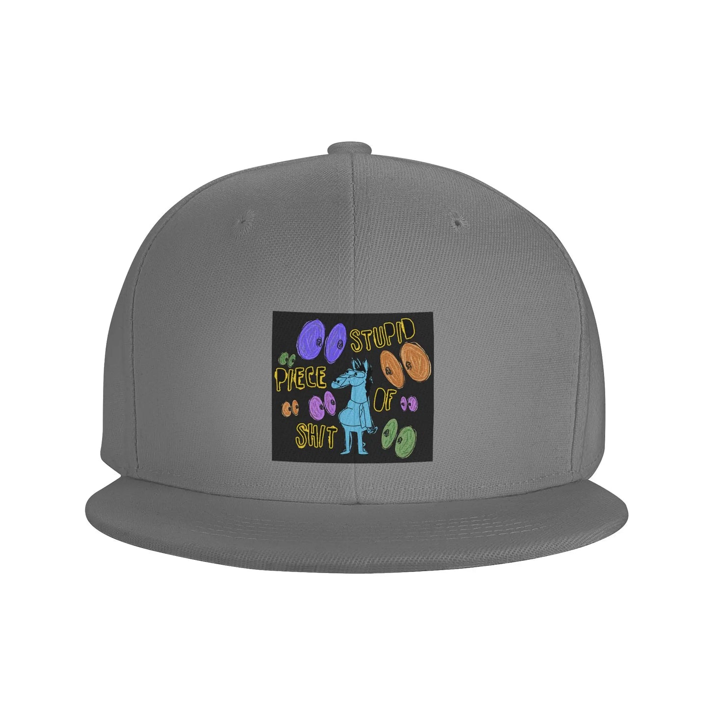 Cartoon Bojack Horseman Quote Graphic Streetwear Snapback Cap