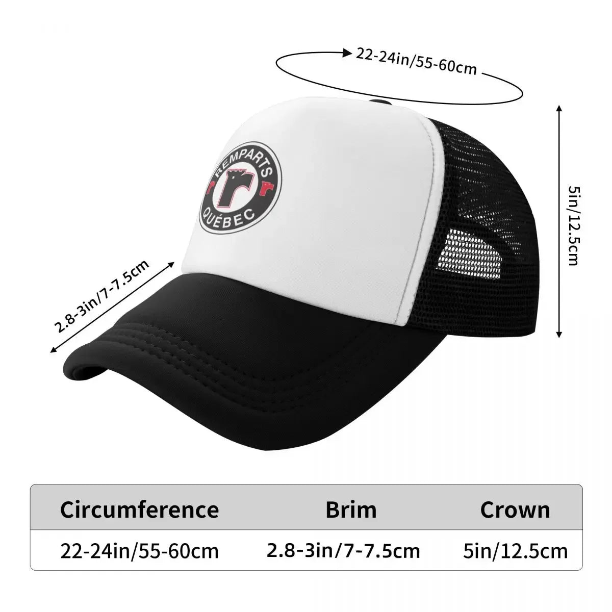 Quebec Remparts Logo Baseball Cap