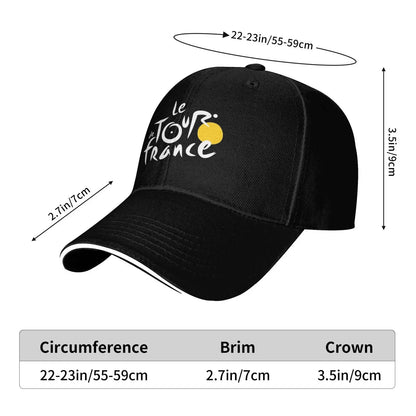 Tour De France Adjustable Dad Style Baseball Cap