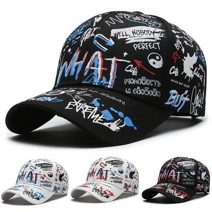 Finger Embroidery Hip Hop Trucker Baseball Cap