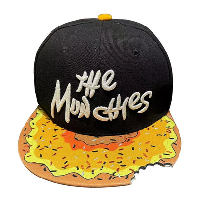 Unisex Munchies Donut Embroidered Baseball Cap