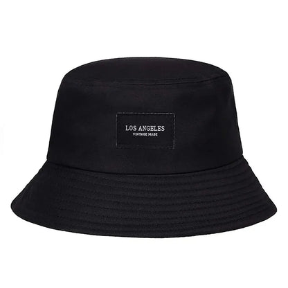 Unisex LOS ANGELES Letter Sticker Bucket Hats