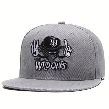 Unisex Embroidered Ninja Hip-hop Baseball Cap