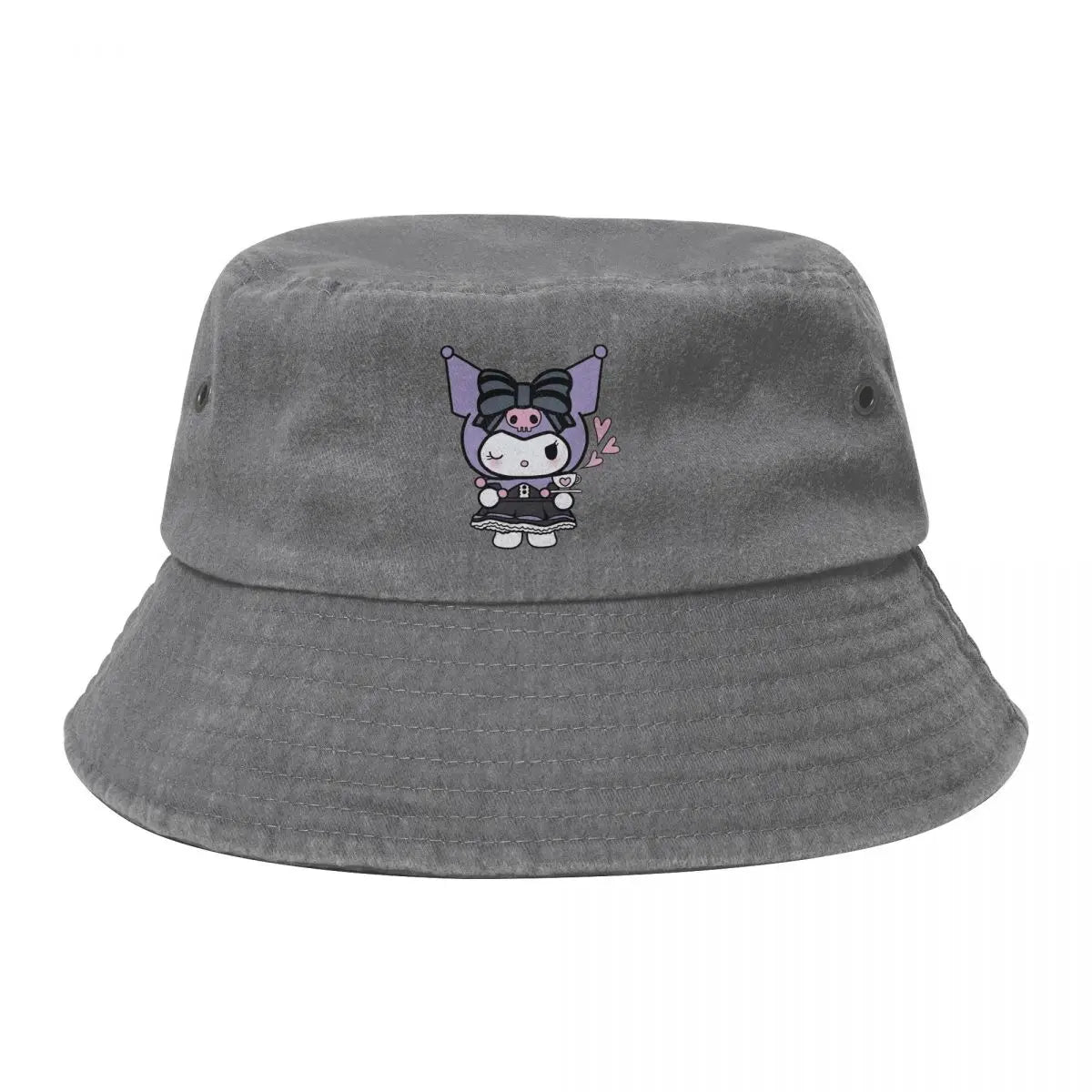 Kuromi Tea Time Cotton Bucket Hat