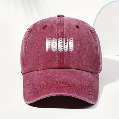 Focus Print Adjustable Unisex Classic Baseball Cap