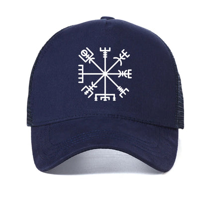 Viking Vegvisir Ragnar Lagertha Mesh Trucker Baseball Cap