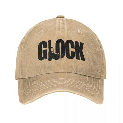 Glock Tactical Distressed Denim Snapback Cap
