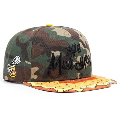 Unisex Flat-Brim Hip-Hop Street Snapback