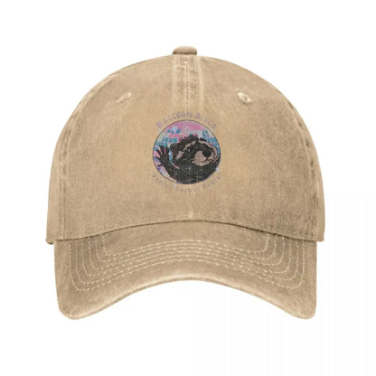 Pedro Raccoon Retro Distressed Baseball Cap