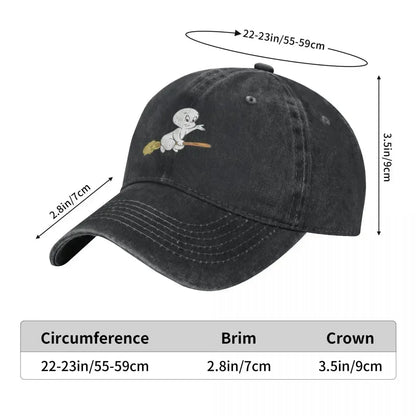 Casper Friendly Ghost Luxury Gentleman Baseball Cap