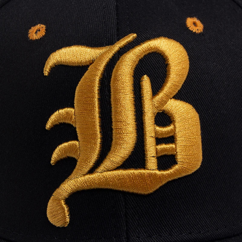 Unisex Letter Embroidered Cotton Baseball Cap