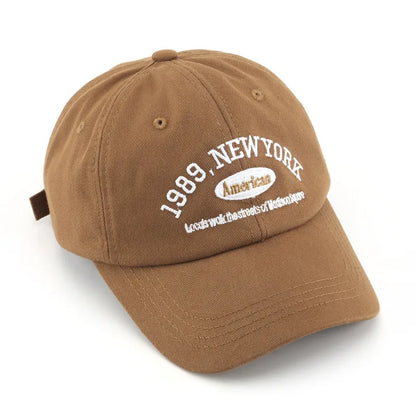 Letters Embroidered Unisex Cotton Baseball Cap