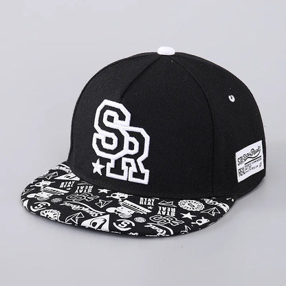 Lightweight Embroidered Snapback Cap