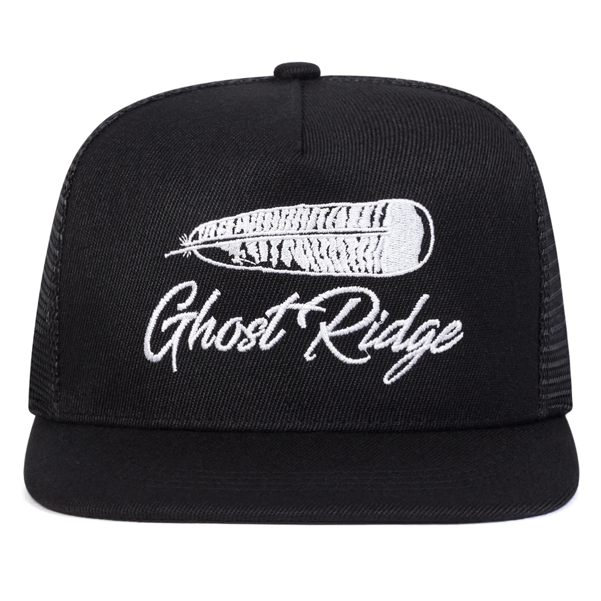 Unisex Ghost  Ridge Letter Embroidery Hip-hop Net Hats