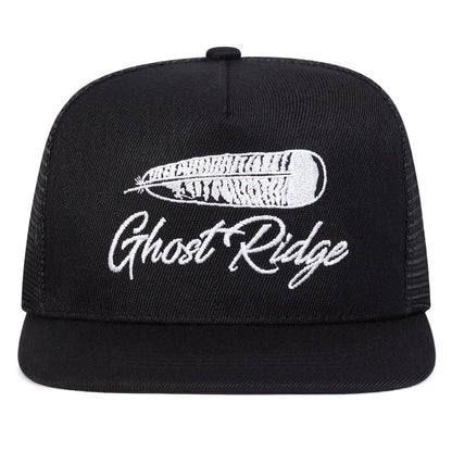 Unisex Ghost  Ridge Letter Embroidery Hip-hop Net Hats