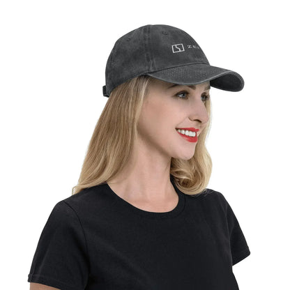 ZEEKR Logo Vintage Adjustable Trucker Baseball Cap