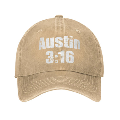 Stone Cold Steve Austin Wrestling Print Baseball Cap