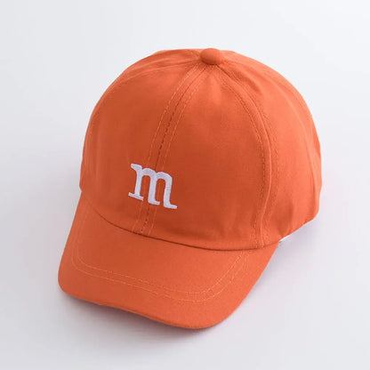 Children’s Letter Print Thin Visor Baseball Cap